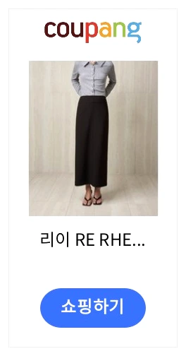 리이 슬릿백 스트레이트 스커트 제품 이미지